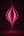 Pink abstract symbol on a black background